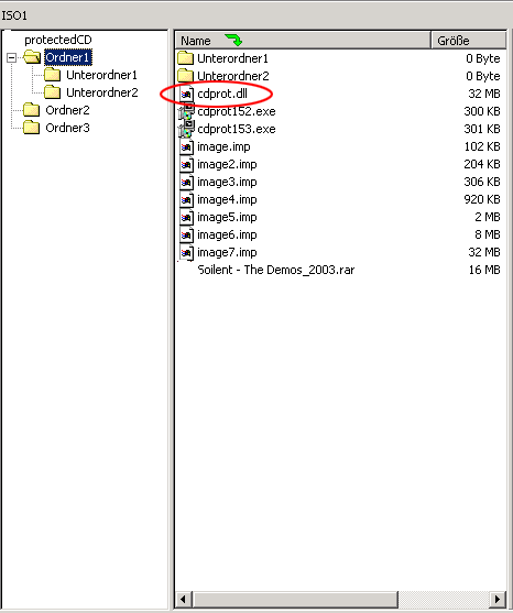 Mit *.imp-Dateien NERO-Zusammenstellung, zu cdprot.dll umbenannt eine